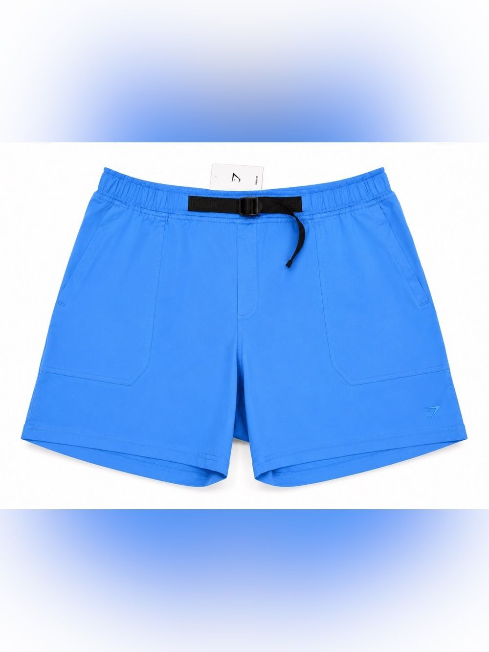 Gymshark Rest Day Woven Shorts Blue XXL Regular Fit NWT Adjustable Waist